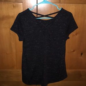 SO Tops - So Cross Back T-Shirt SO Tops - So Cross Back T-Shirt